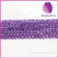 2015 Wholesale price 6mm natural faceted amethyst round beads for jewelry